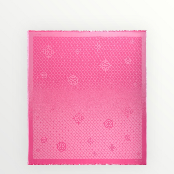 Guess - Foulard maxi logo Fucsia