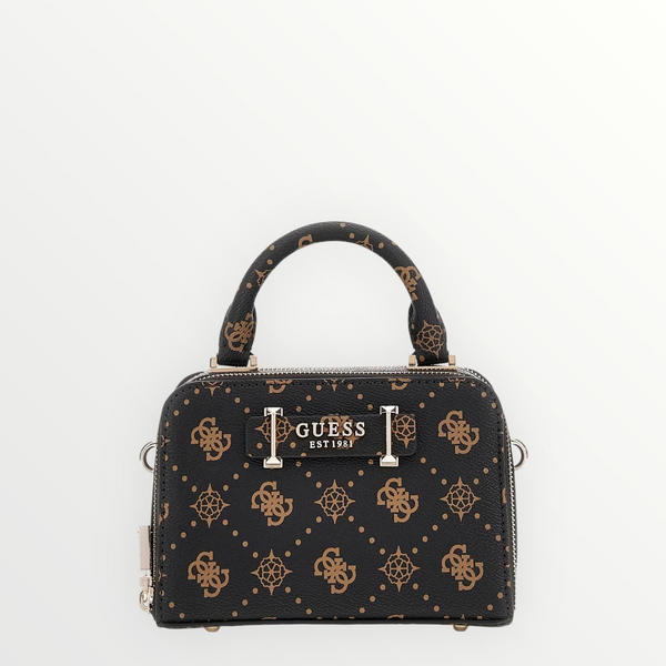 Guess - Borsa a mano mini Silia choco