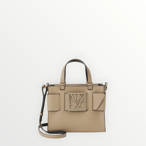 ARMANI EXCHANGE - SS24 Shopping Bag Beige