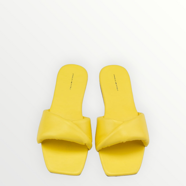 EMANUELA BIFFOLI -  SS22 Sandalo Lido Imbottito Giallo