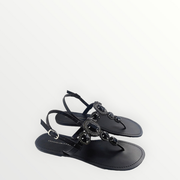 EMANUELA BIFFOLI -  SS21 SANDALI Perline e Cristalli