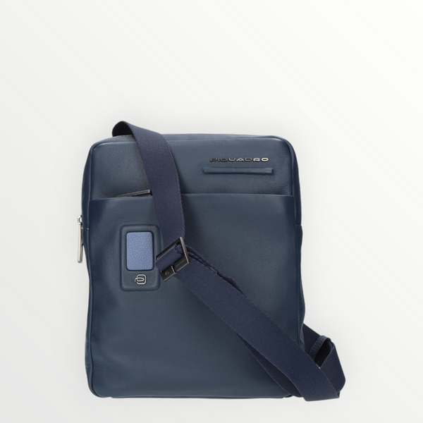 PIQUADRO Borsello Large Akron Blu