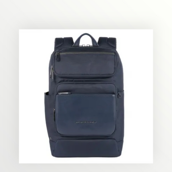PIQUADRO S115 Zaino Medio Tessuto Blu
