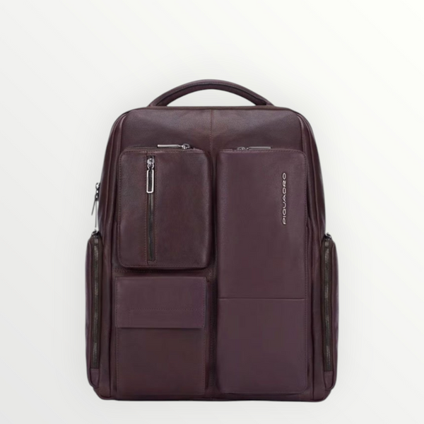 PIQUADRO Zaino Professionale Uomo W116 Marrone