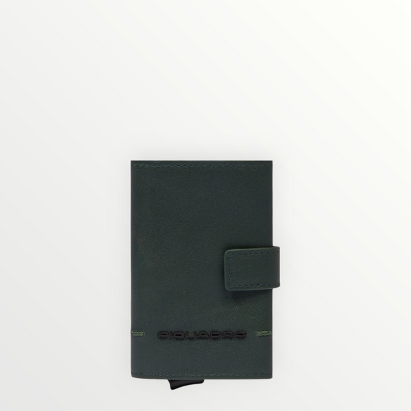 PIQUADRO W135R P.Carte Pelle Slyding Verde