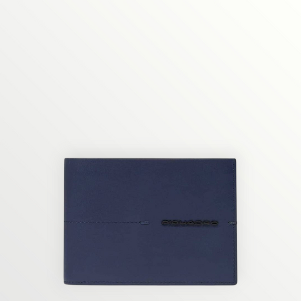 PIQUADRO W135R P.Fogli Riba+PS Pelle Blu