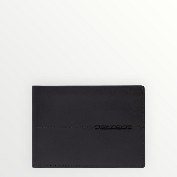 PIQUADRO W135R P.Fogli Riba+PS Pelle Nero