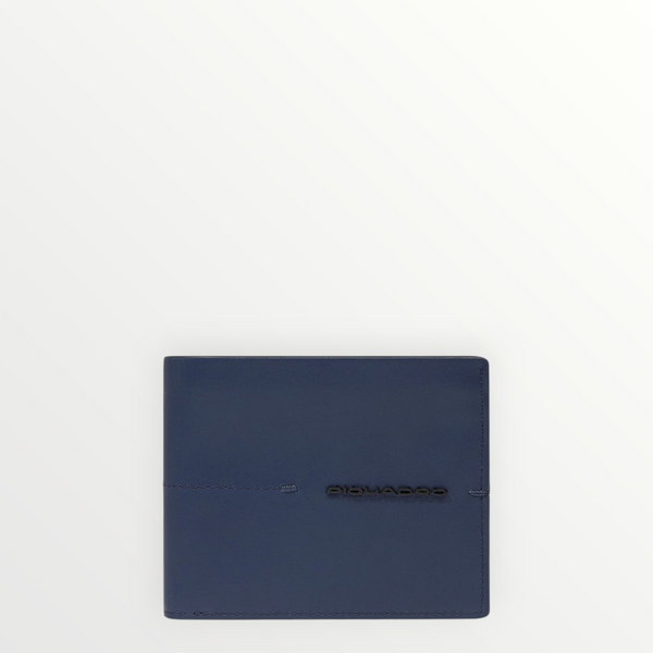 PIQUADRO W135R P.Fogli Small Riba+PS Pelle Blu