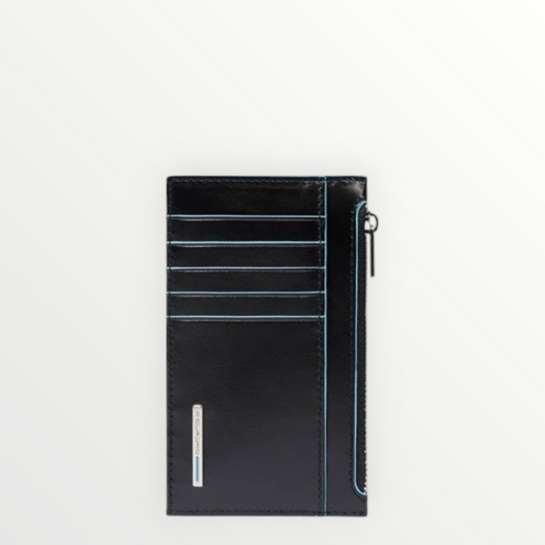 PIQUADRO B2 P.Carte Zip Nero