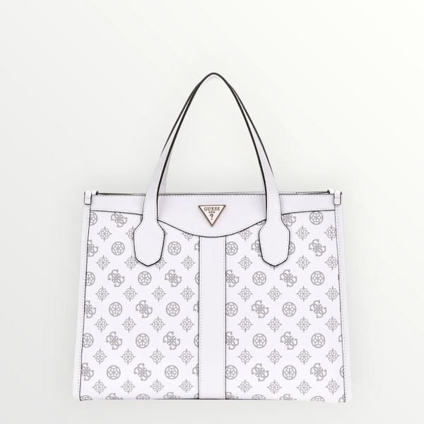 GUESS - Borsa Silvana White Logo