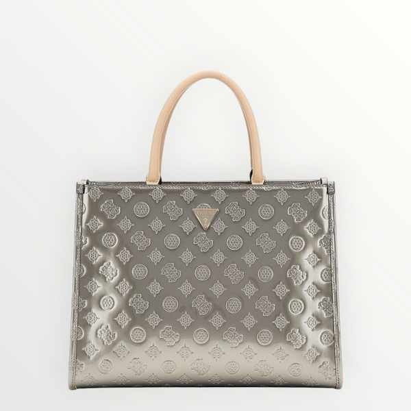 GUESS - Borsa Arnela Pewter Logo