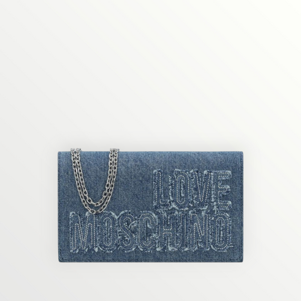 LOVE MOSCHINO - Borsa a Tracolla Donna Denim Blu Scuro