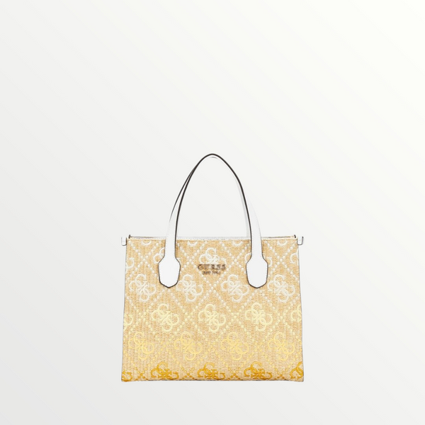 GUESS - Borsa a Mano Donna Silvana Logo CottonSilk