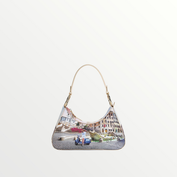 YNOT MILANO Borsa Sacca Yes Bag Stampa Città Vacanza Romana