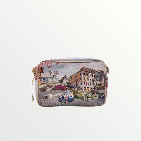 YNOT MILANO Borsa Camera Yes Bag Medium Stampa Città Vacanza Romana