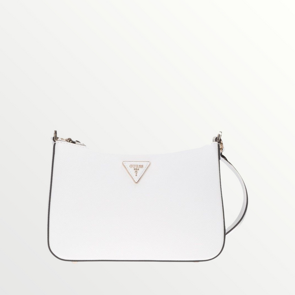 GUESS - Borsa a Spalla Donna Eco Jazlynn White