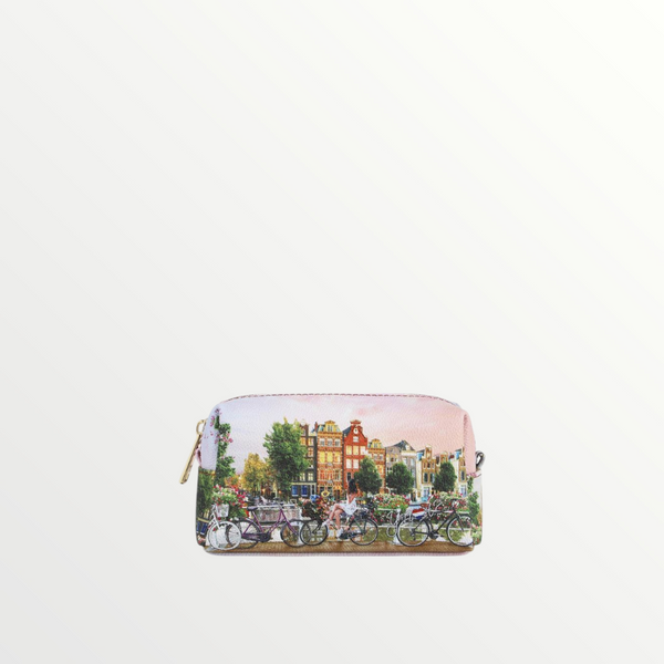 YNOT MILANO Beauty Case Yes Bag Stampa Città Flower River