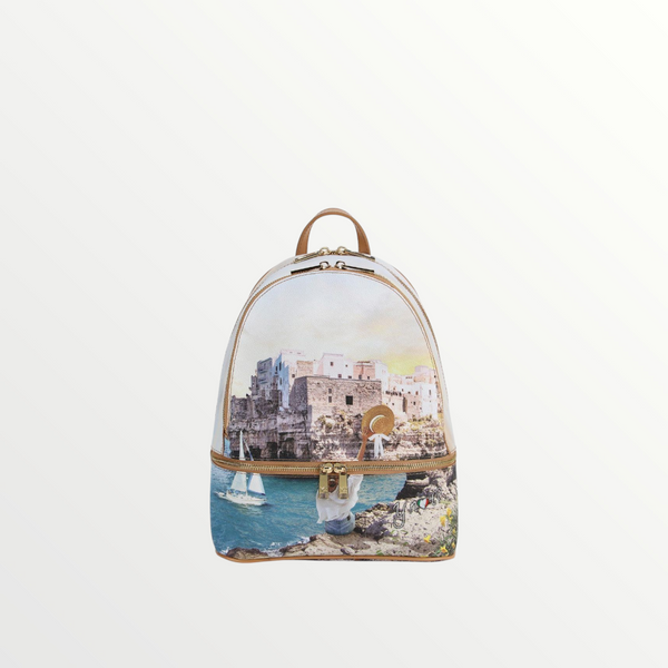 YNOT MILANO Zaino Yes Bag Stampa Città Polignano Coast