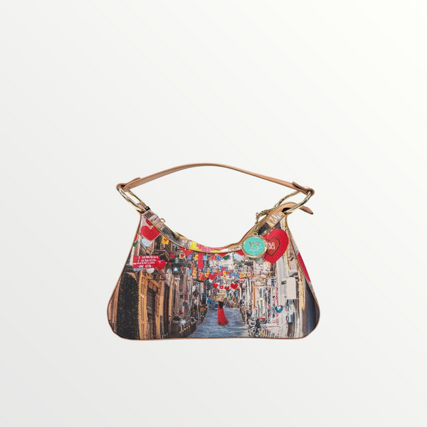 YNOT MILANO Borsa Sacca Yes Bag Stampa Città Napoli San Valentino