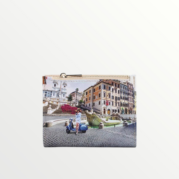 YNOT MILANO Portafogli Yes Bag Stampa Città Vacanza Romana